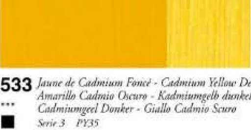 Sennelier oil stick 38ml – 533 Cadmium Yellow Deep