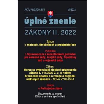 Aktualizácia II/5 2022 – Policajný zbor, tlmočníci, znalci a prekladatelia (9771335612947)