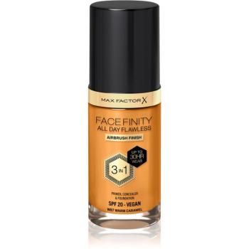 Max Factor Facefinity All Day Flawless dlouhotrvající make-up SPF 20 odstín 87 Warm Caramel 30 ml