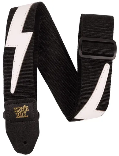Ernie Ball Premium Strap White Lightning