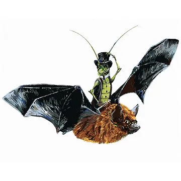 Malování podle čísel - Netopýr a kobylka (Holly Simental) (HRAbz33132nad)