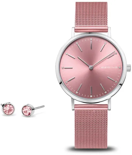 Bering Dárkový set Time is Life 14134-999-GWP + náušnice