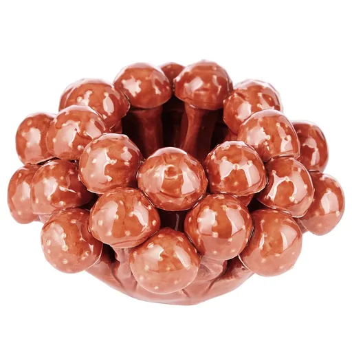 ENCHANTED FOREST Svícen na čajovou svíčku - hnědá