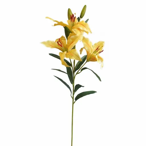 Umělá květina Lilie, žlutá