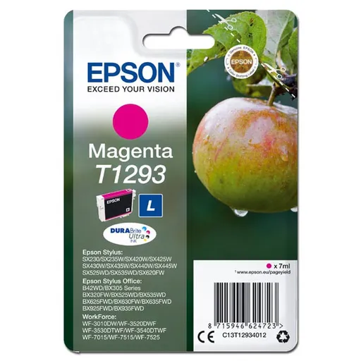 EPSON T1293 (C13T12934012) - originální cartridge, purpurová, 7ml