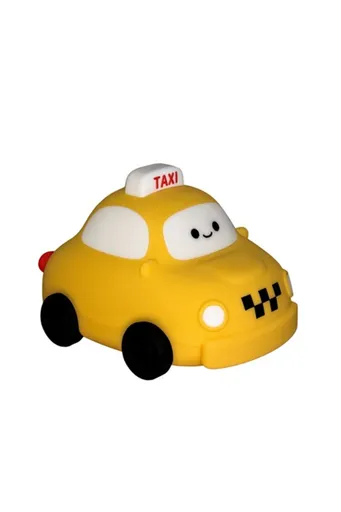 LED2 dětská lampička Auto TAXI LED teplá bílá nabíjecí USB