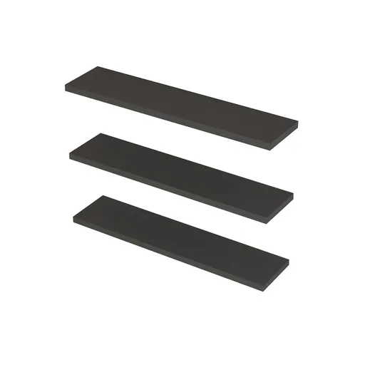 Polička Boss Anthracite, 3 ks