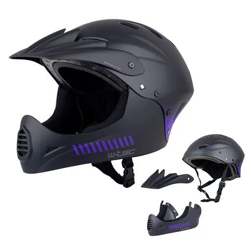 Downhill přilba W-TEC Campanero Noir Violet L (58-61)