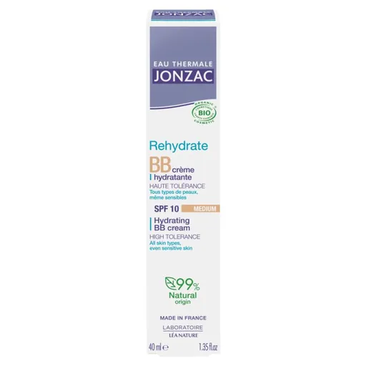 JONZAC Rehydrate BB krém medium SPF10 BIO 40 ml