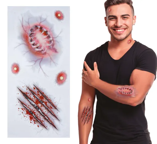 Guirca Sada tetování - Rány