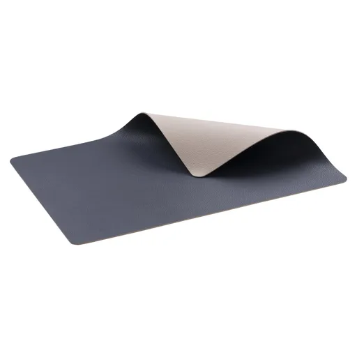 Prostírání 46 x 33 cm, oboustranné, sada 4 ks, královská modrá / písková, PVC, Bitz