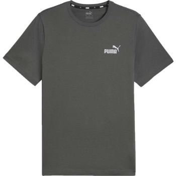 Puma ESSENTIALS SMALL LOGO TEE Pánské triko, tmavě šedá, velikost