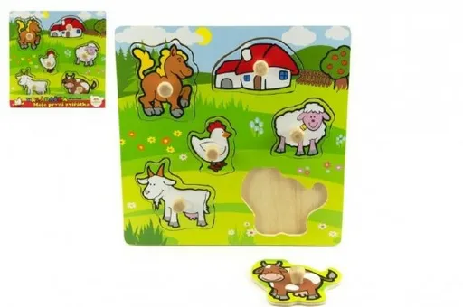 Moje první zvířátka - Vkládačka 6 ks