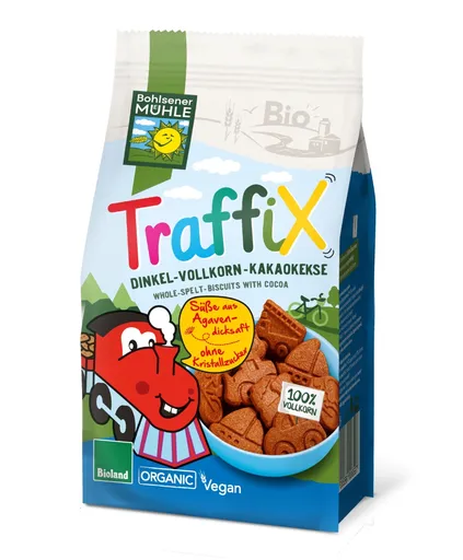 PROBIO Keksy špaldovo-kakaové celozrnné Autíčka BIO 125 g