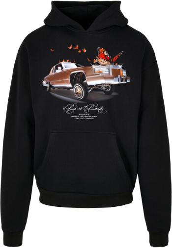 Mr. Tee Pimp a Butterfly Heavy Oversize Hoody black - XS