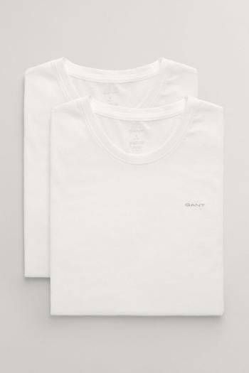 SPODNÍ PRÁDLO GANT C-NECK T-SHIRT 2-PACK WHITE