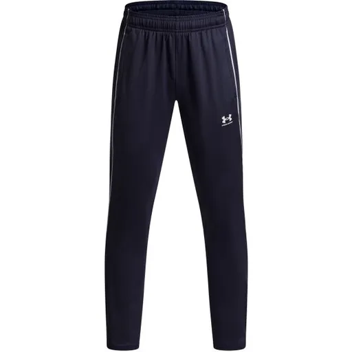 Under Armour CHALLENGER TRAINING PNT Chlapecké fotbalové tepláky, tmavě modrá, velikost L