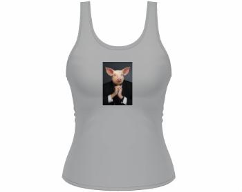 Dámské tílko Tank Top Prase prezidentem