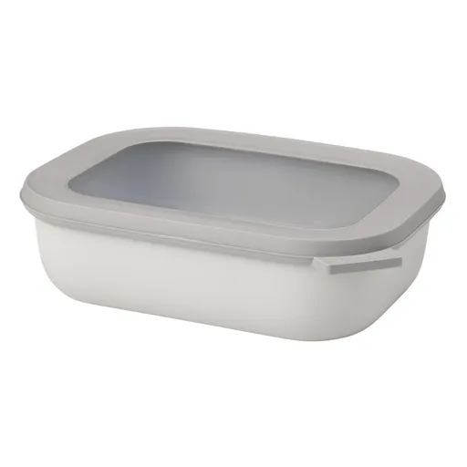 Box na potraviny CIRQULA RECT 1 l, severská bílá, plast, Mepal