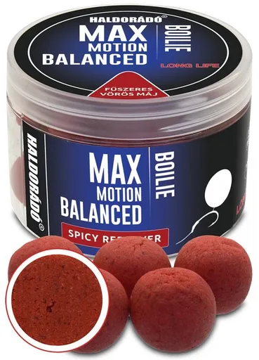 Haldorádó vyvážené boilies balanced max motion 70 g 20 mm - pikantní červená játra