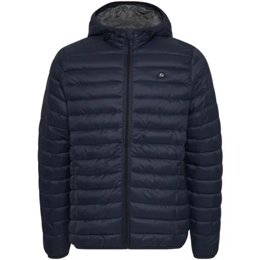 BLEND BHROMSEY Pánská zimní bunda, tmavě modrá, velikost