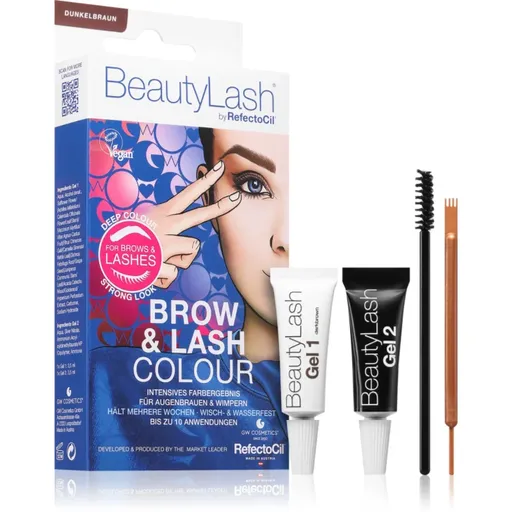 RefectoCil BeautyLash Brow & Lash Colour barva na obočí na řasy a obočí odstín Dark Brown 1 ks