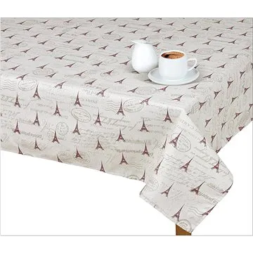 Bellatex Ubrus IVO - 70 × 70 cm - Eiffelovka červená (2731)