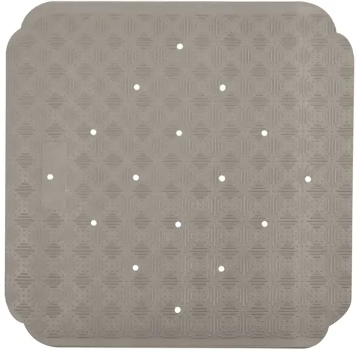 Spirella Protiskluzová podložka do sprchy RUBY, šedá, 53 x 53 cm