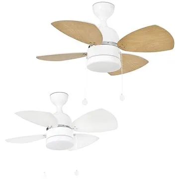 FARO 33704 - Stropní ventilátor MEDITERRÁNEO 1xE14/8W/230V (110437)