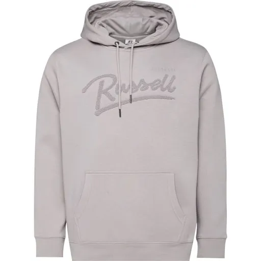 Russell Athletic HOODY Pánská mikina, šedá, velikost