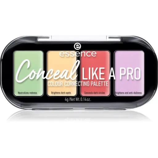 essence CONCEAL like a PRO paleta korektorů 4 g