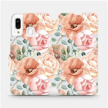 Flip pouzdro na mobil Samsung Galaxy A40 - MP02S Pastelové květy (5903516758548)