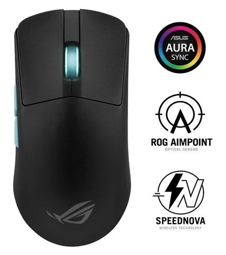 ASUS myš ROG Harpe Ace Aim Lab Edition, Bluetooth, černá