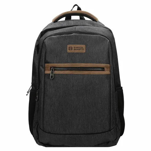 Moderní pánský batoh Enrico Benetti Munchen - černo-šedá