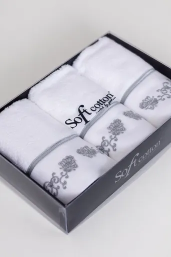 Dárková sada malých ručníků DIARA, 3 ks Šedá