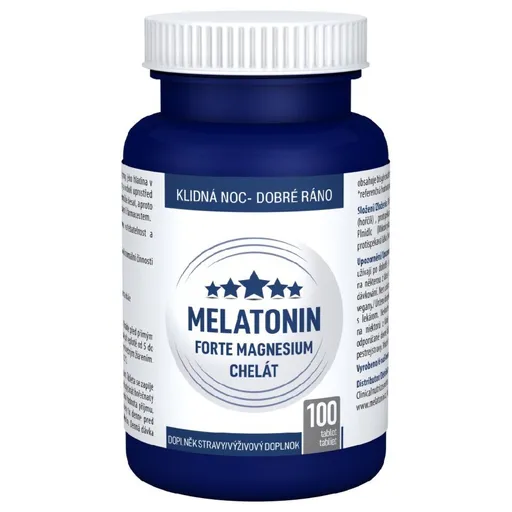 Clinical Melatonin Forte Magnesium chelát 100 tablet