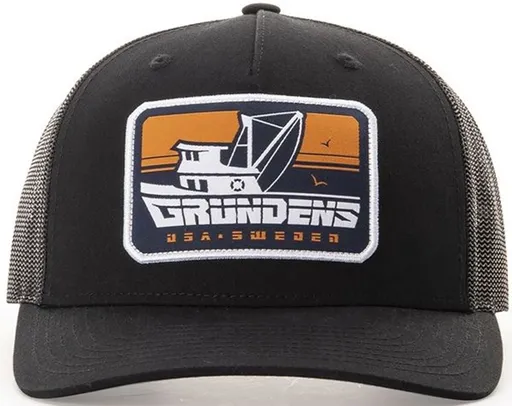Grundéns kšiltovka commercial boat trucker černá