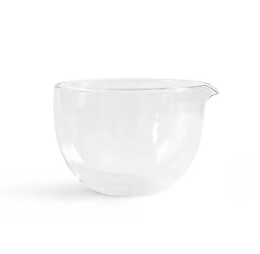 MOYA Skleněná miska s dvojitým sklem na matchu s výlevkou