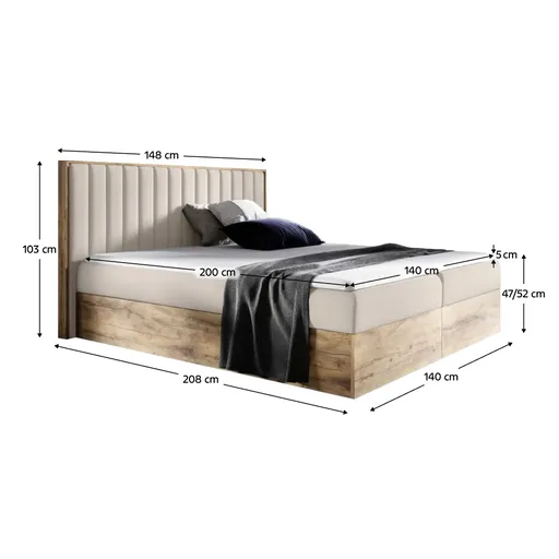 Boxspringová postel SUSAN 4 Tempo Kondela