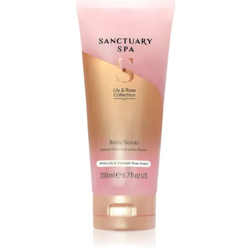 Sanctuary Spa Lily & Rose Collection gelový peeling s vyhlazujícím efektem 200 ml
