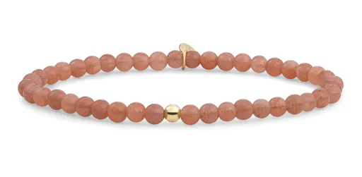 Sparkling Jewels Korálkový náramek se slunečním kamenem SBG-GEM58-ADD-4MM
