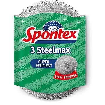 SPONTEX Steelmax drátěnka kovová 3 ks (9001378720027)
