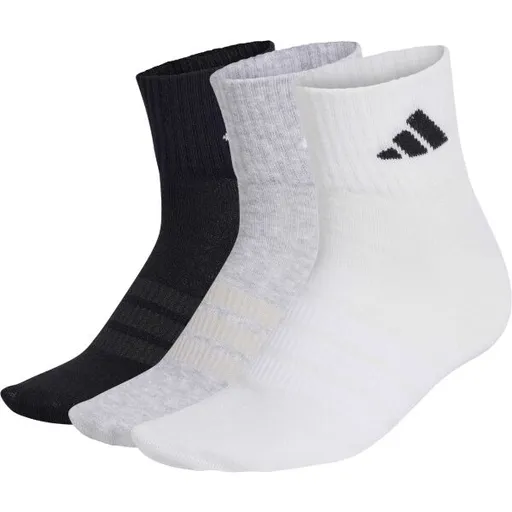 adidas T ESSENTIALS ANK 3P Ponožky, černá, velikost