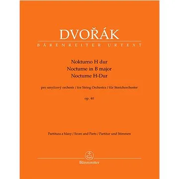 Nokturno H dur: pro smyčcový orchestr op. 40 (9790260109148)