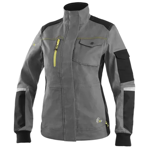 Canis (CXS) Dámská montérková blůza CXS STRETCH - Šedá / černá | 44