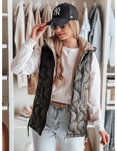 Dámská prošívaná vesta VESOLITA černá