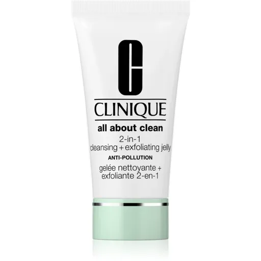 Clinique All About Clean 2-in-1 Cleansing + Exfoliating Jelly exfoliační čisticí gel 150 ml