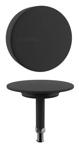 POLYSAN Vrchní sada vanové soupravy, černá mat 71891.21