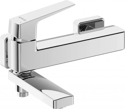 DEANTE Blur chrom Vanová baterie, nástěnná se skládacím výtokem BQL_012M