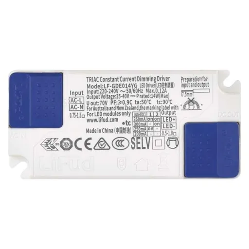 EMOS Triakově stmívatelný driver pro LED svítidla 350 mA 14 W ZZ1435T